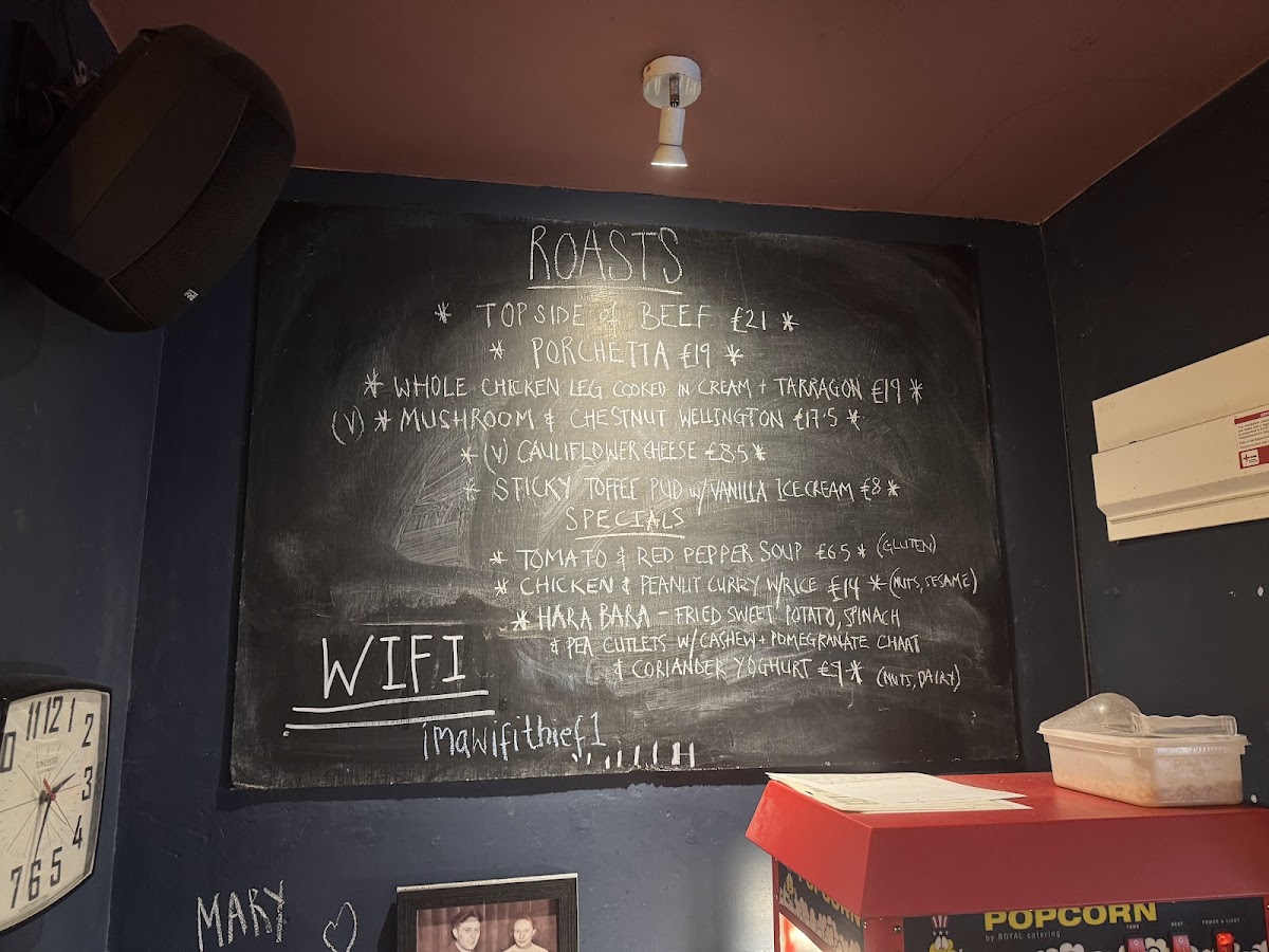 Mary & Archie Menu - Image 2